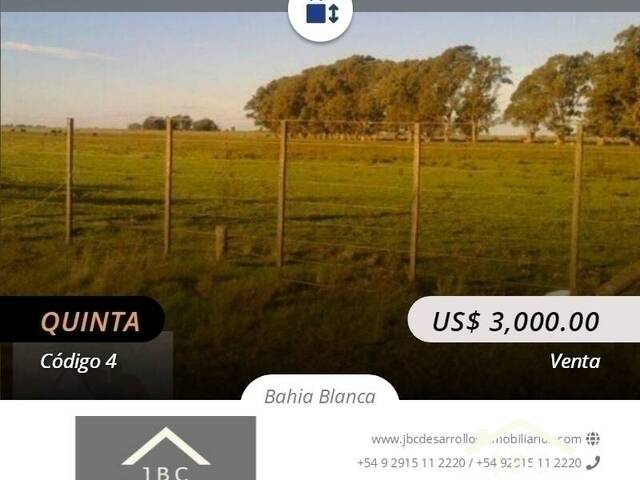 #4 - CAMPO RURAL para Venta en Indio Rico - AR-B - 1