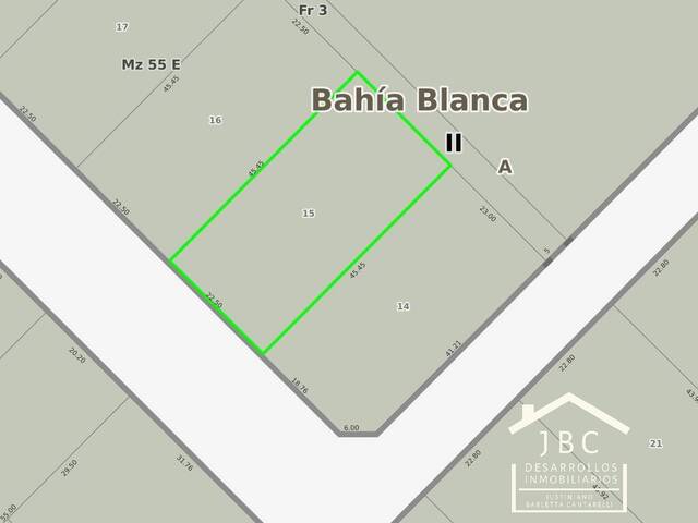 #722 - TERRENO para Venta en Bahia Blanca - AR-B