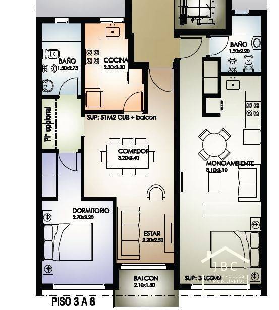 DEPARTAMENTO MONOAMBIENTE EN VENTA , ESPAÑA 244, CENTRO BAHÍA BLANCA